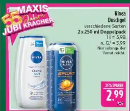 Marktkauf Nivea duschgel creme soft Angebot