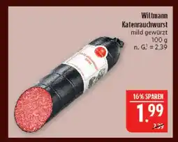 Marktkauf Wiltmann katenrauchwurst Angebot