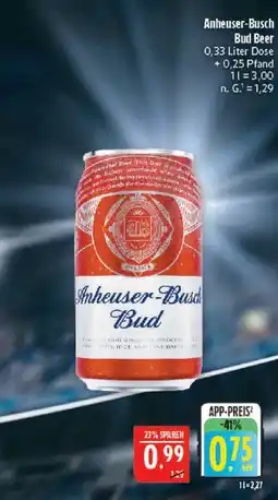Marktkauf Anheuser-busch bud beer Angebot