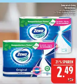 Marktkauf Zewa wisch & weg küchentücher Angebot