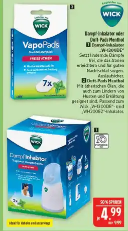 Marktkauf Wick dampf-inhalator Angebot