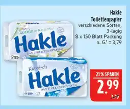 Marktkauf Hakle toilettenpapier jasmin Angebot