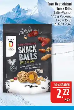 Marktkauf Team deutschland snack balls salty-peanut Angebot