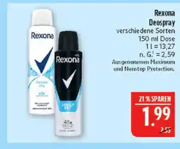 Marktkauf Rexona deospray Angebot