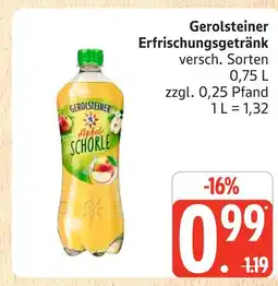 Marktkauf Gerolsteiner apfel schorle Angebot