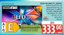 Marktkauf Hisense qled-4k-uhd-tv 55e7q Angebot