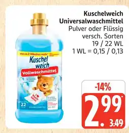 Marktkauf Kuschelweich universalwaschmittel pulver Angebot