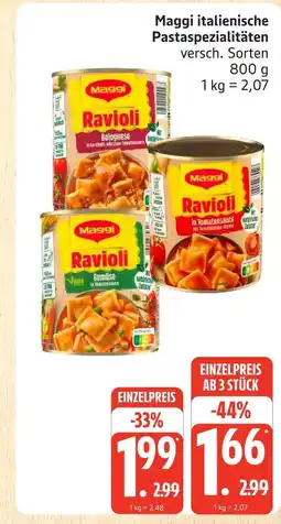Marktkauf Maggi italienische pastaspezialitäten Angebot