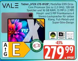 Marktkauf Vale tablet v12x lte-8128 Angebot
