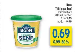 diska Born thüringer senf mittelscharf Angebot