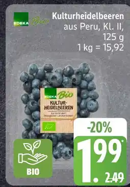 Edeka Edeka bio kulturheidelbeeren Angebot