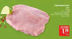 Marktkauf Schweinerückensteaks natur Angebot