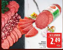 Marktkauf Wiltmann original salami Angebot