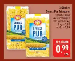 Marktkauf 3 glocken genuss pur teigwaren Angebot