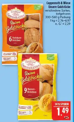 Marktkauf Coppenrath & wiese unsere goldstücke mehrkorn-brötchen Angebot