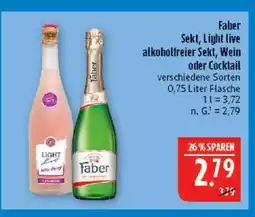Marktkauf Faber light live alkoholfreier sekt Angebot