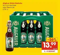 Netto Marken-Discount Allgäuer brauhaus büble edelbräu Angebot