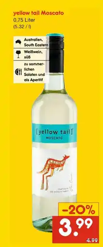 Netto Marken-Discount Yellow tail moscato Angebot