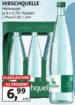 Lösch Depot HIRSCHQUELLE Heilwasser Angebot