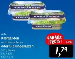 KONSUM Arla Kærgården oder Bio ungesalzen Angebot