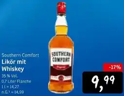 KONSUM Southern Comfort Likör mit Whiskey Angebot