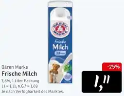 KONSUM Bären Marke Frische Milch Angebot