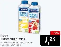 KONSUM Milram Butter Milch Drink Angebot