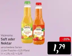 KONSUM Valensina Saft oder Nektar Angebot