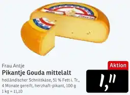 KONSUM Frau Antje Pikantje Gouda mittelalt Angebot
