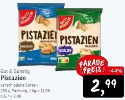 KONSUM Gut & Günstig Pistazien Angebot