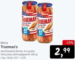 KONSUM Meica Trueman's Angebot