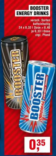 Handelshof BOOSTER ENERGY DRINKS Angebot
