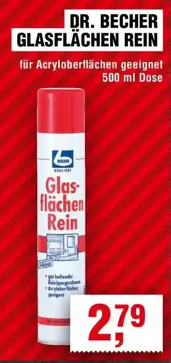 Handelshof DR. BECHER GLASFLÄCHEN REIN Angebot