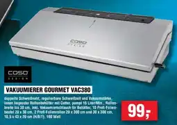 Handelshof caso DESIGN VAKUUMIERER GOURMET VAC380 Angebot