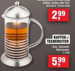 Handelshof KAFFEE-/ TEEBEREITER Angebot