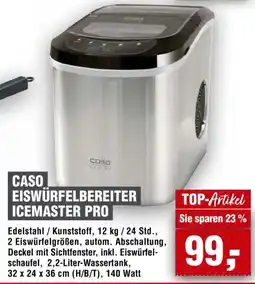 Handelshof CASO DESIGN EISWÜRFELBEREITER ICEMASTER PRO Angebot