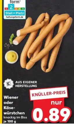 Kaufland Wiener oder Käsewürstchen Angebot