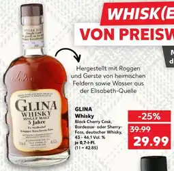 Kaufland GLINA Whisky Angebot