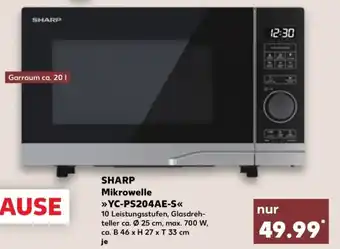 SHARP Mikrowelle >> YC-PS204AE-S<<