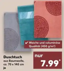 Kaufland Meisterstück Duschtuch Angebot