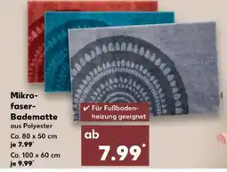 Kaufland Meisterstück Mikrofaser- Badematte Angebot