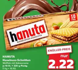 Kaufland HANUTA Haselnuss-Schnitten Angebot