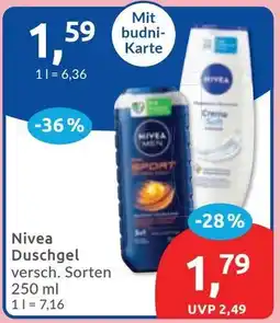 Budni Nivea Duschgel Angebot