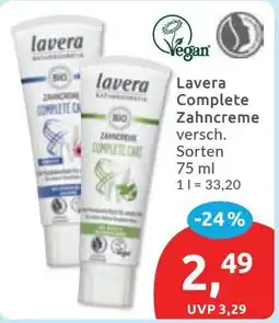 Budni Lavera Complete Zahncreme Angebot