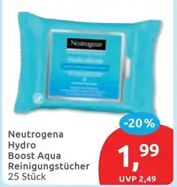 Budni Neutrogena Hydro Boost Aqua Reinigungstücher Angebot