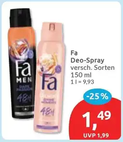 Budni Fa Deo-Spray Angebot