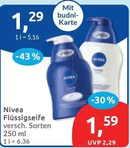 Budni Nivea Flüssigseife Angebot