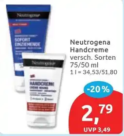 Budni Neutrogena Handcreme Angebot