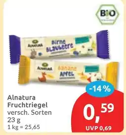 Budni Alnatura Fruchtriegel Angebot