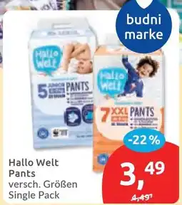 Budni Hallo Welt Pants Angebot